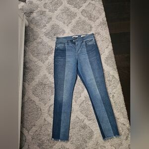 Levi's Two-Tone Straight Leg Jeans